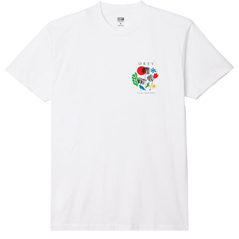 Flowers Papers Scissors T-Shirt (White)