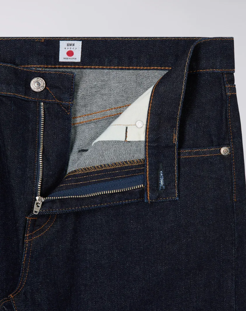 'Made in Japan' Slim Tapered Kaihara Pure Indigo Jeans (Rinsed)