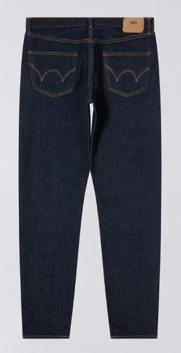 Regular Tapered Yoshiko Left Hand Denim Jeans (Blue - Rinsed)