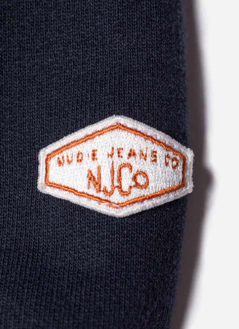 Hasse Crew-Necked Sweatshirt (Navy)