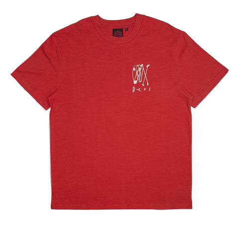 Bobskull Short-Sleeved T-Shirt (Cranberry)