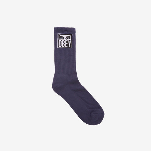 Obey Eyes Socks (Academy Navy)