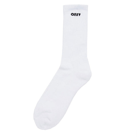Obey Bold Socks (White)