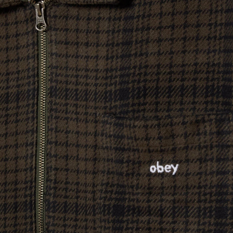 Obey Parker Zip Shirt Jacket (Roisin Multi)