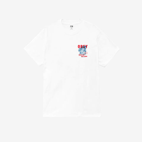 Obey Printing Press Make Art T-Shirt (White)