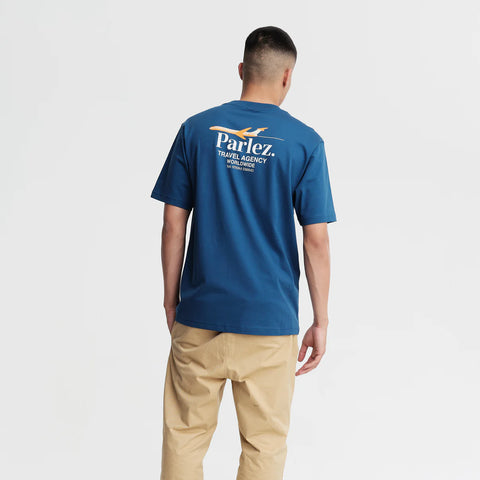 Worldwide Short-Sleeved T-Shirt (Sail Blue)