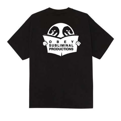 Obey Subliminal Productions T-Shirt (Black)