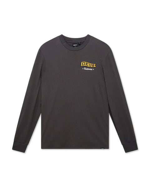 Deus Ex Machina Momento Long Sleeve Tee (Anthracite)
