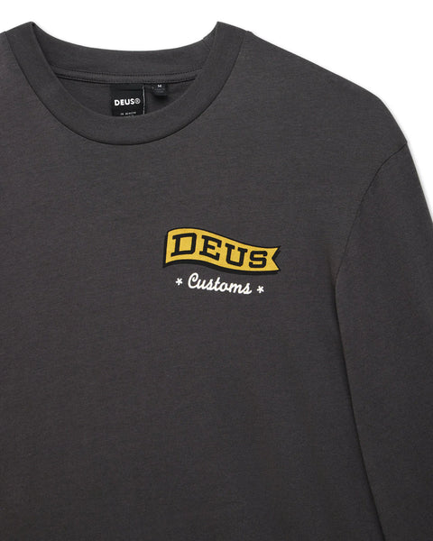 Deus Ex Machina Momento Long Sleeve Tee (Anthracite)
