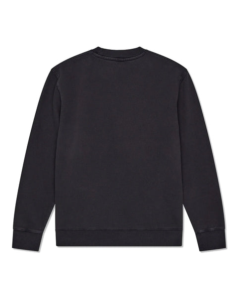 Deus Ex Machina Shield Garment Dyed Crew (Black)