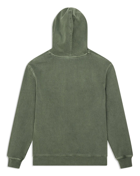 Deus Ex Machina Shield Garment Dyed Hoodie (Cypress Green)