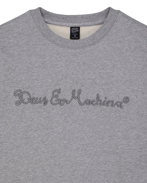 Deus Ex Machina Noodle Crew Sweatshirt (Grey Marl)