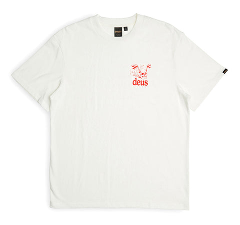 Crossroad Short-Sleeved T-Shirt (Vintage White)