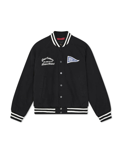 Deus Ex Machina Stadium Jacket (Black)
