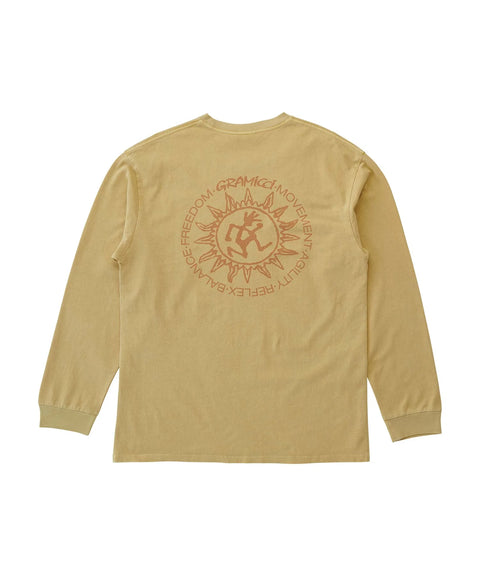 Gramicci Sun Long-Sleeved Tee (Mustard Pigment)