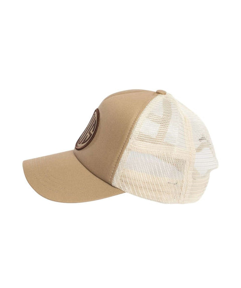 Pill Logo Trucker Cap (Khaki)