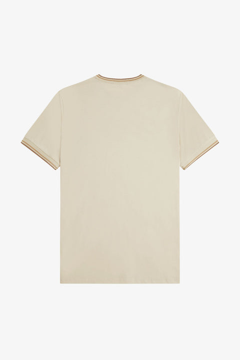 Fred Perry Twin Tipped T-Shirt (Oatmeal)