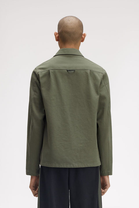 Fred Perry Bedford Cord Overshirt (Laurel Wreath Green)