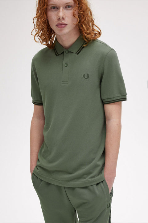 M3600 Twin Tipped Polo Shirt (Laurel Wreath Green/Night Green)