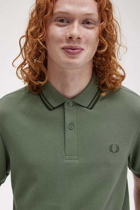 M3600 Twin Tipped Polo Shirt (Laurel Wreath Green/Night Green)