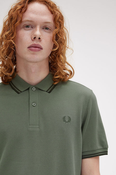 M3600 Twin Tipped Polo Shirt (Laurel Wreath Green/Night Green)