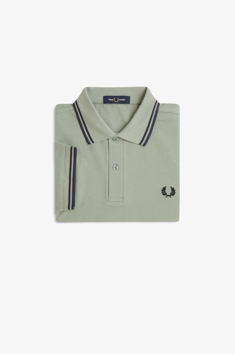 Fred Perry M3600 Twin Tipped Polo Shirt (Bay Leaf)