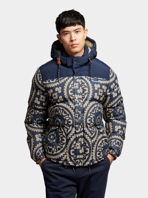 Jacquard Bowerbridge Jacket (Navy Blue)