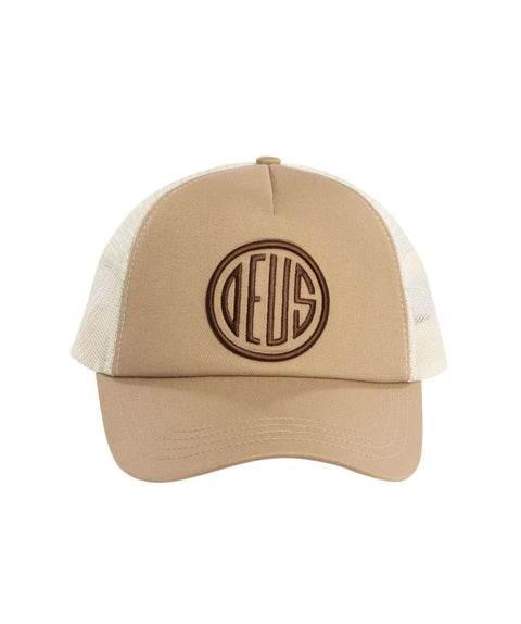 Pill Logo Trucker Cap (Khaki)