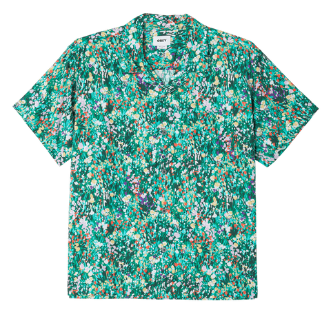 The Garden Woven Short-Sleeved Shirt (Fairway Multi)