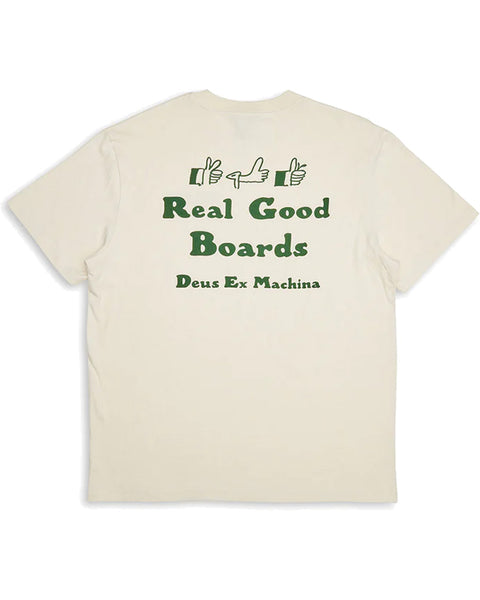 Real Good Short-Sleeved T-Shirt (Dirty White)