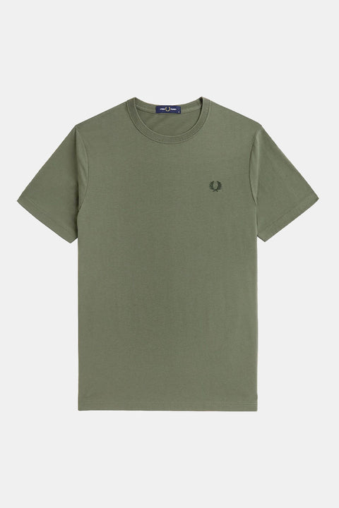 Crew-Neck Short-Sleeved T-Shirt (Laurel Wreath Green)