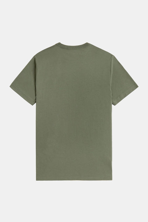 Crew-Neck Short-Sleeved T-Shirt (Laurel Wreath Green)