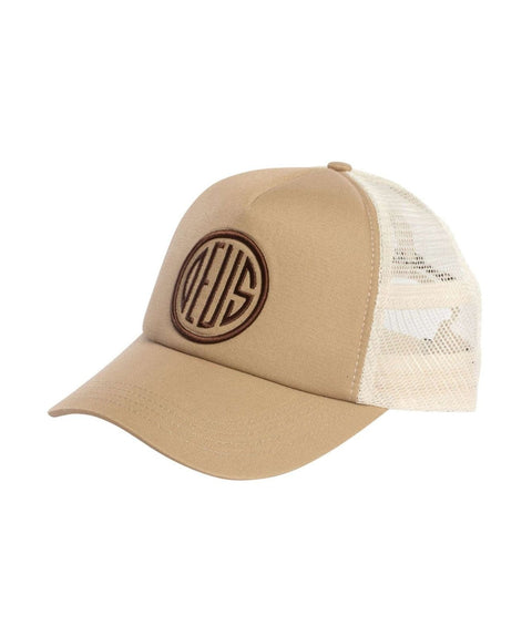 Pill Logo Trucker Cap (Khaki)