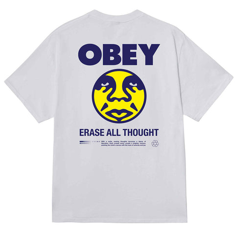 Obey Erase All Thought T-Shirt (White)