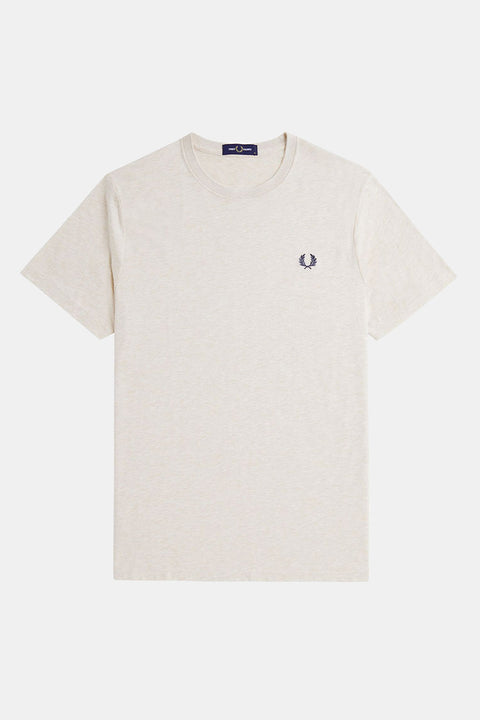 Crew-Neck Short-Sleeved T-Shirt (Porridge Marl)