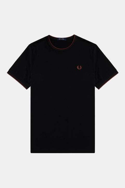 Twin Tipped T-Shirt (Black/Carrington Brick)