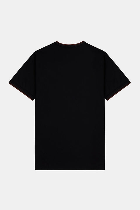 Twin Tipped T-Shirt (Black/Carrington Brick)